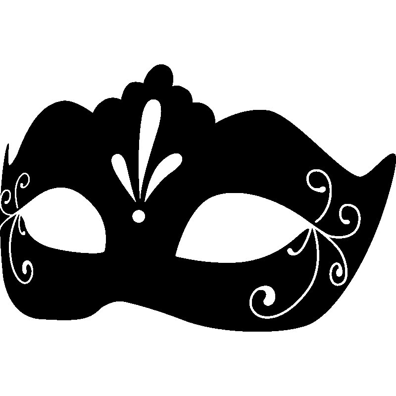 Маска силуэт