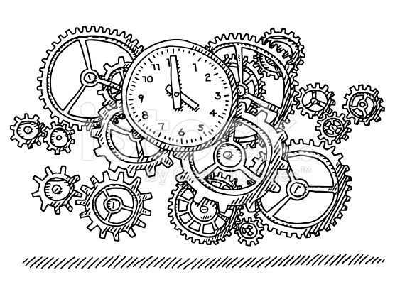 Механизм старинных часов