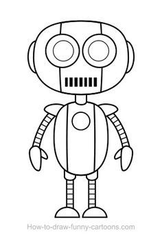 Робот рисунок для детей