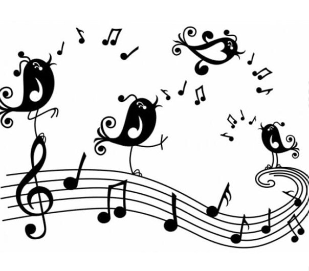 Нотки рисунок