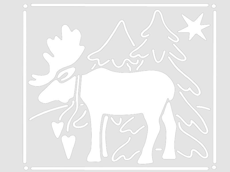 олень для подоконника