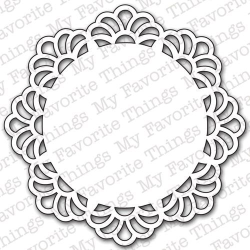 Трафарет "ажурная салфетка"