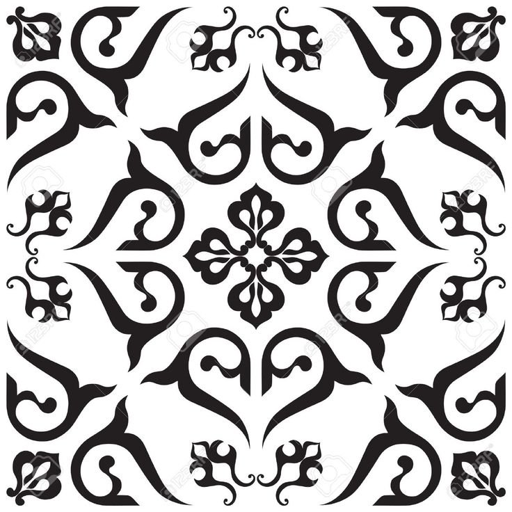 Арабский орнамент Гирих