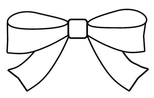 Бантик рисунок