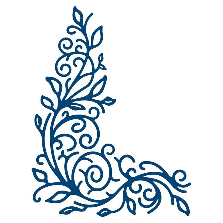 Трафарет "зимний узор"