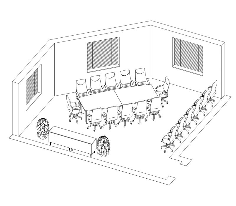 Рисунок актового зала