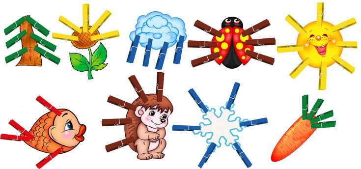 Игры с прищепками