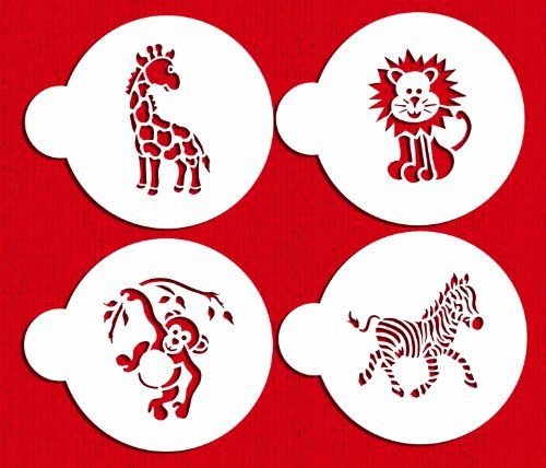 Кондитерский трафарет для торта животные