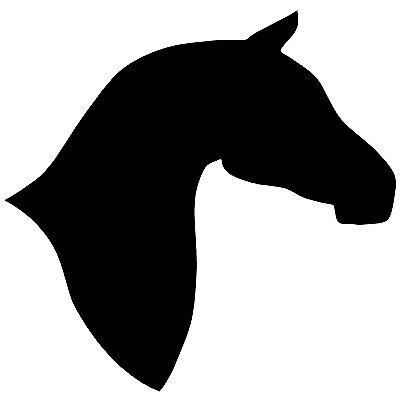 Силуэт лошади