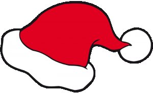 Новогодний колпак трафарет