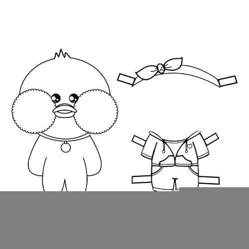 Одежда для игрушек раскраски