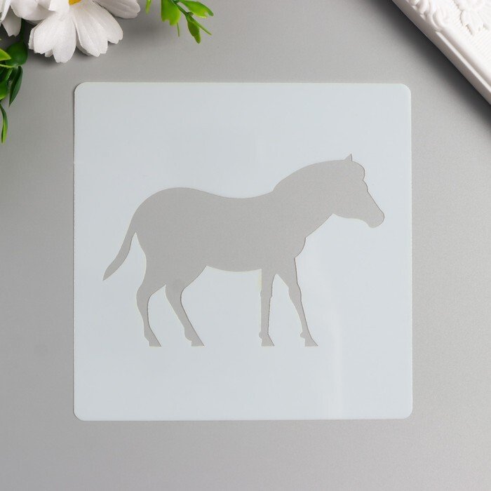 Трафарет животных пластик