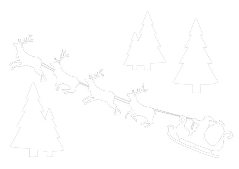 Бумажные сугробы на окно