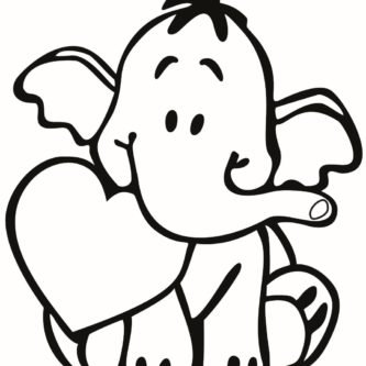 Слоник контур