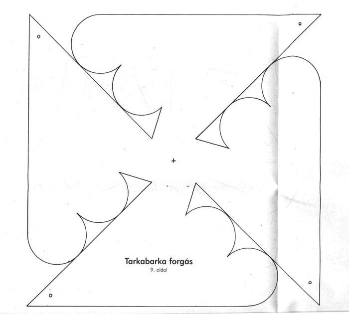 Вертушка шаблон