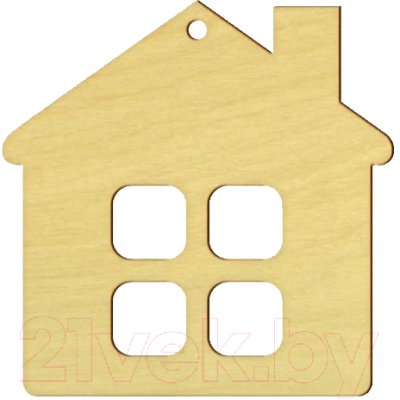 Домик из фанеры плоский