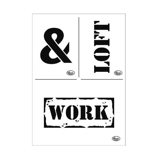 Трафареты в стиле лофт