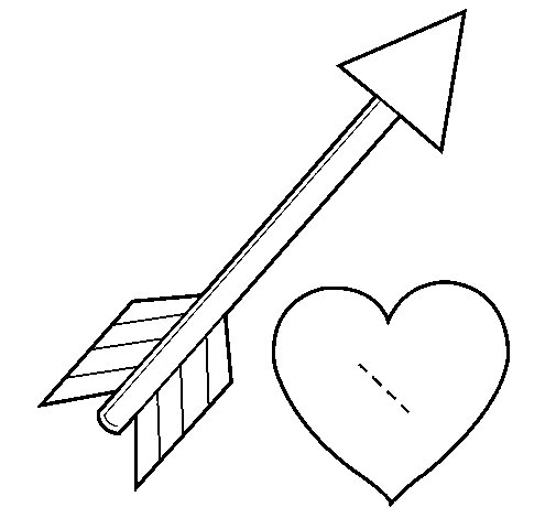 Стрела трафарет