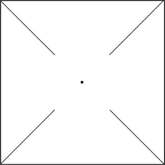 Шаблон вертушки из бумаги