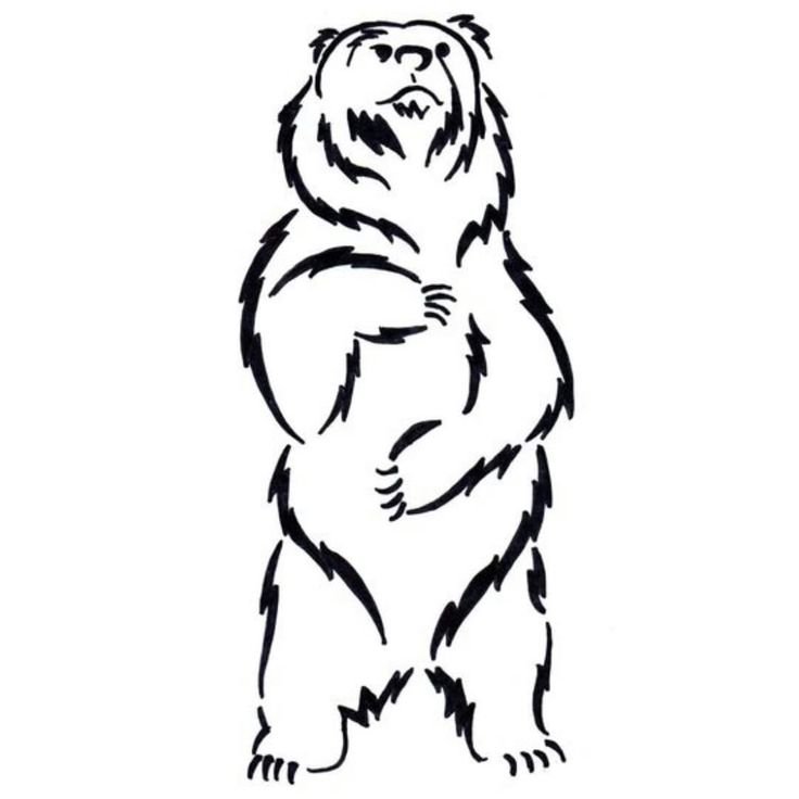 Медведь рисунок