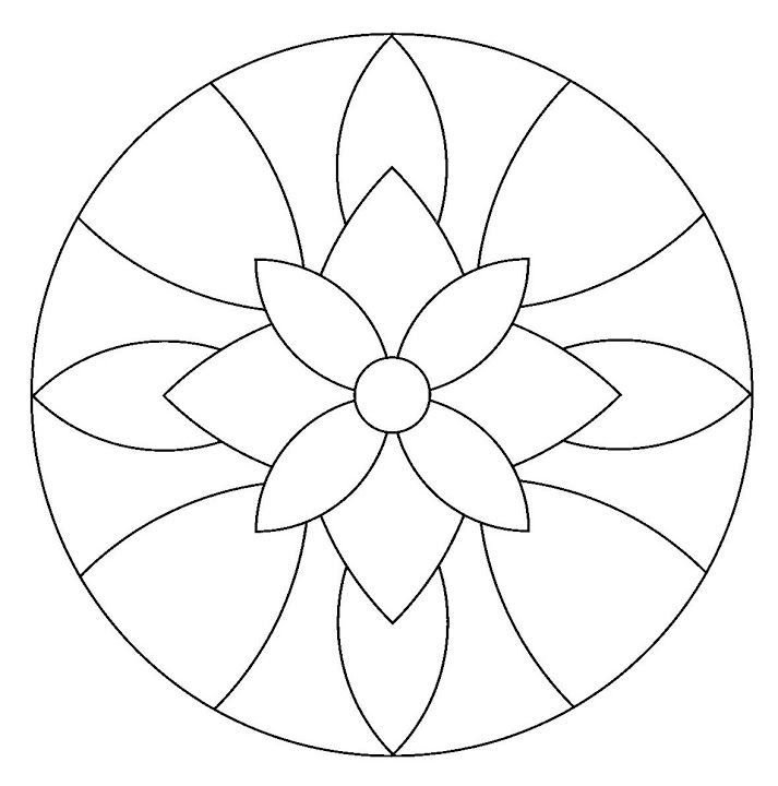 Орнамент в круге рисунок