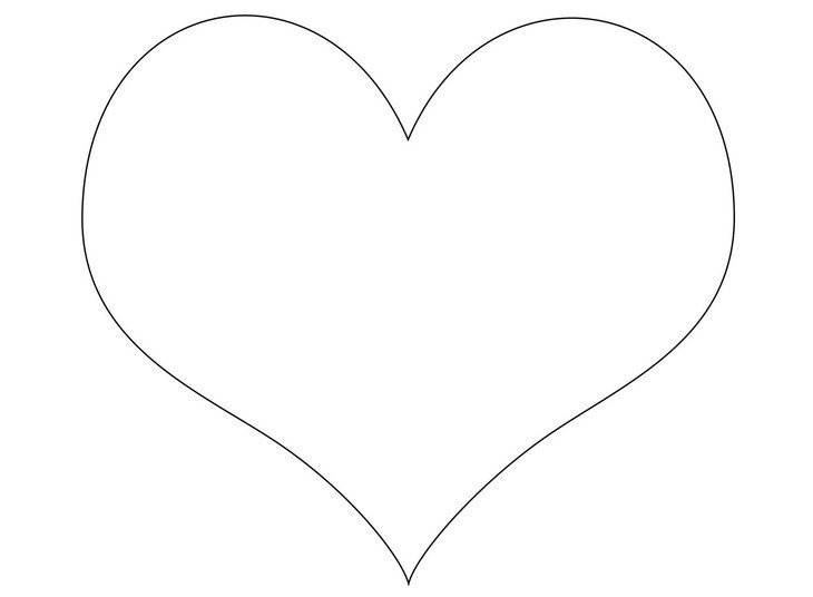 Сердечко контур