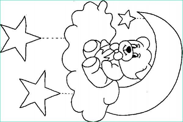 Месяц раскраска