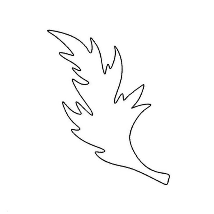 Трафареты "листья"