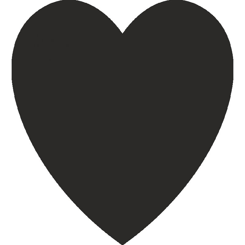 Сердечко вытянутое