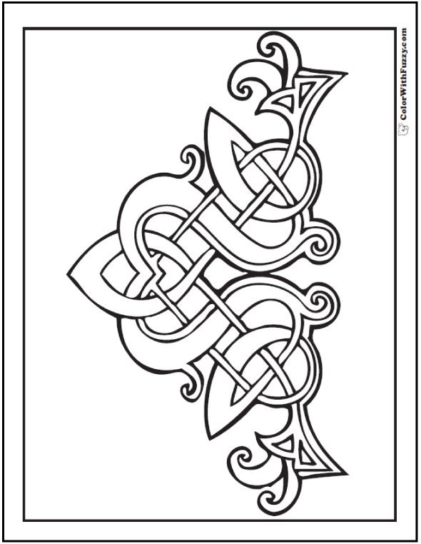 Древнерусский орнамент плетенка