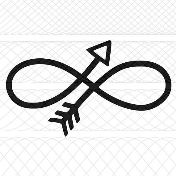 Знак бесконечности эскиз