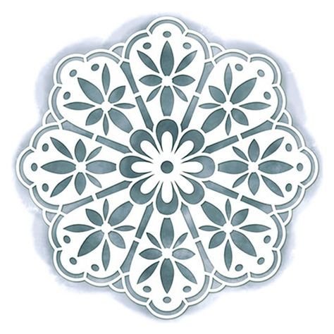 Трафарет "ажурная салфетка"