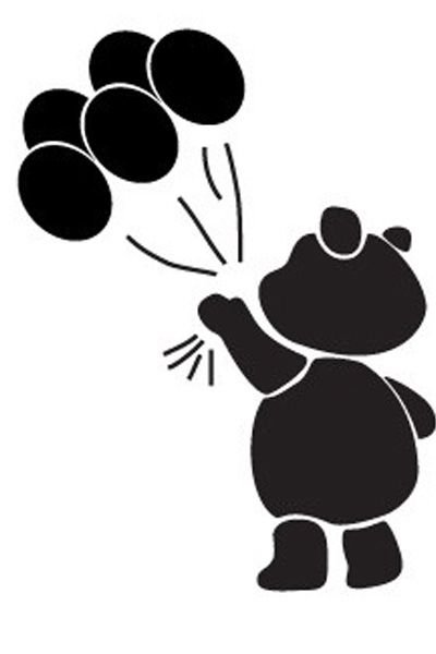 Трафареты детские для декора