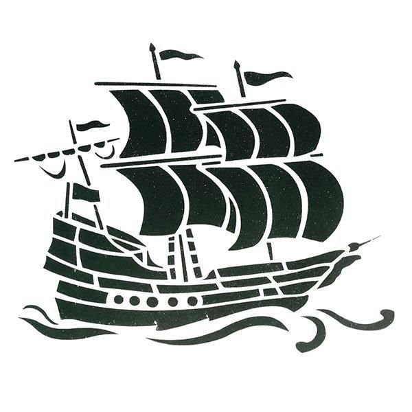 Трафареты "корабли"