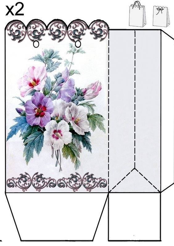 Схемы коробочек для подарков