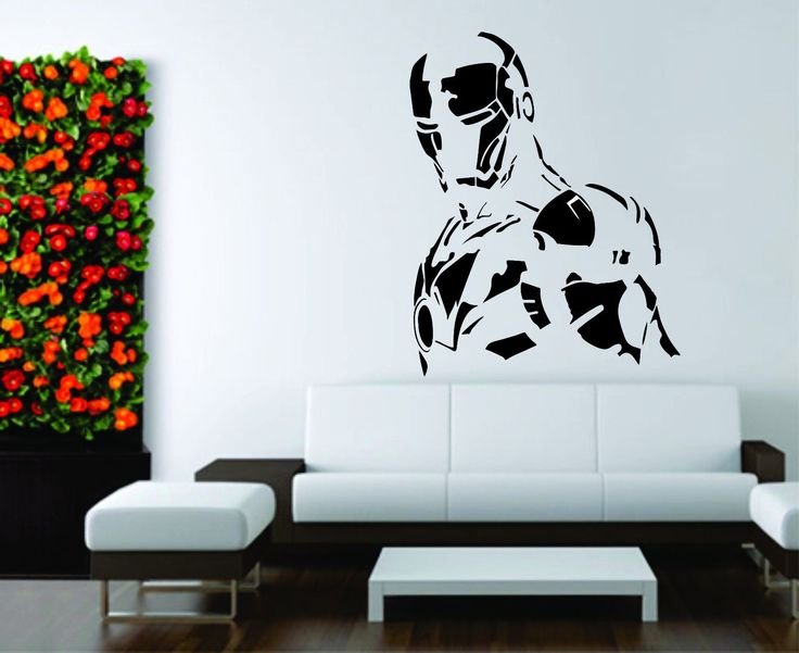 Underground комната в стикерах