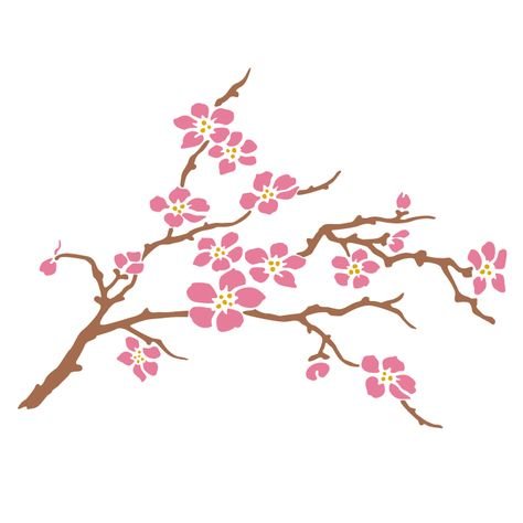 Трафареты для декора Сакура