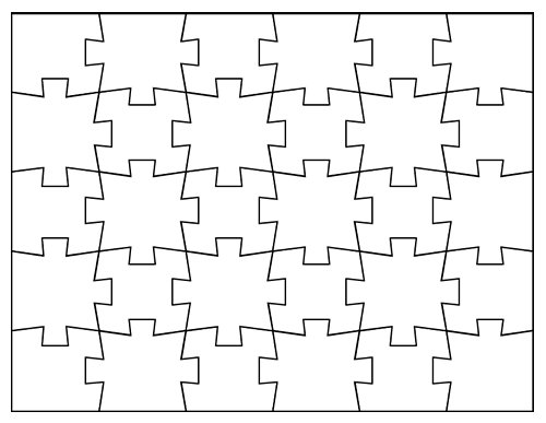 Пазл контур