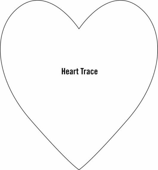 Сердечко шаблон