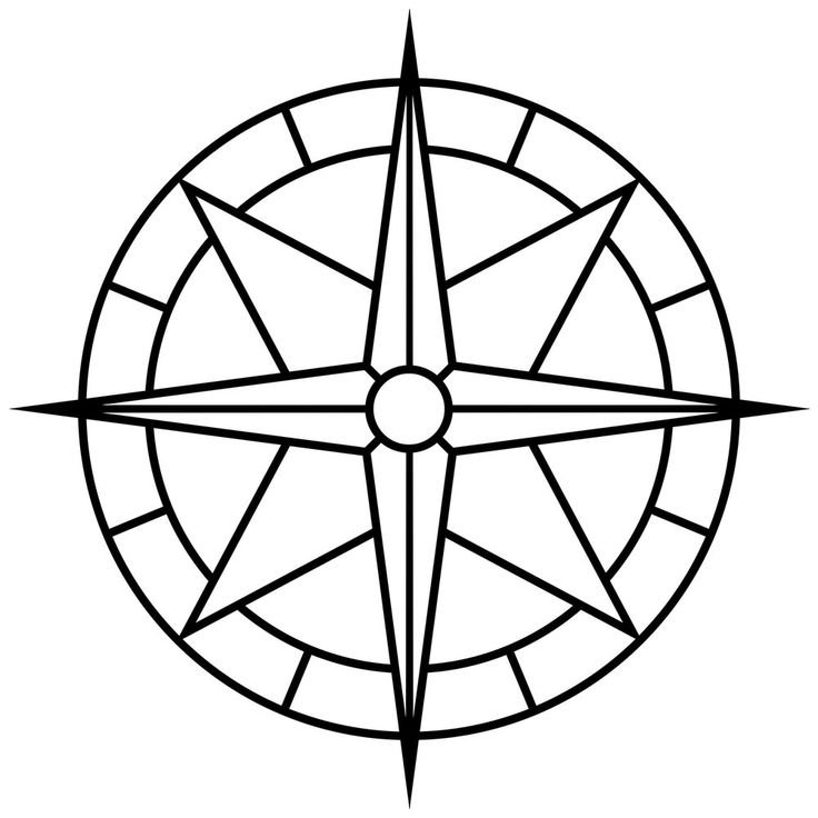Компас рисунок