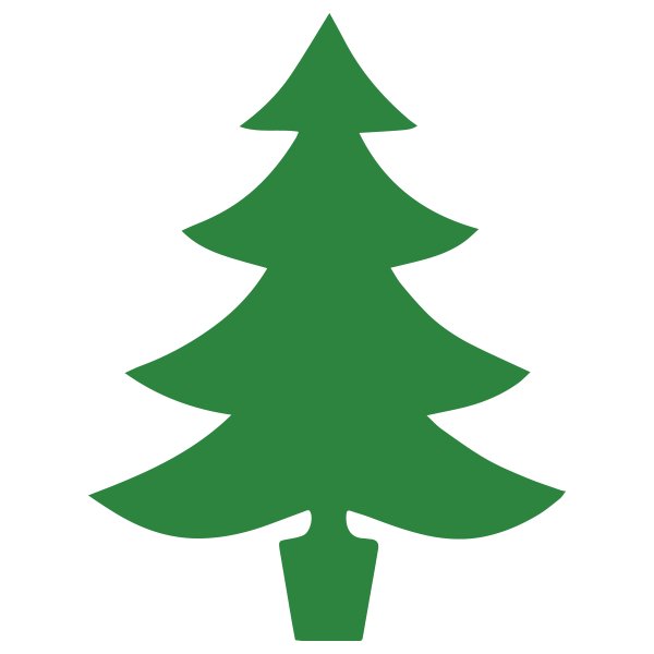 Елка силуэт