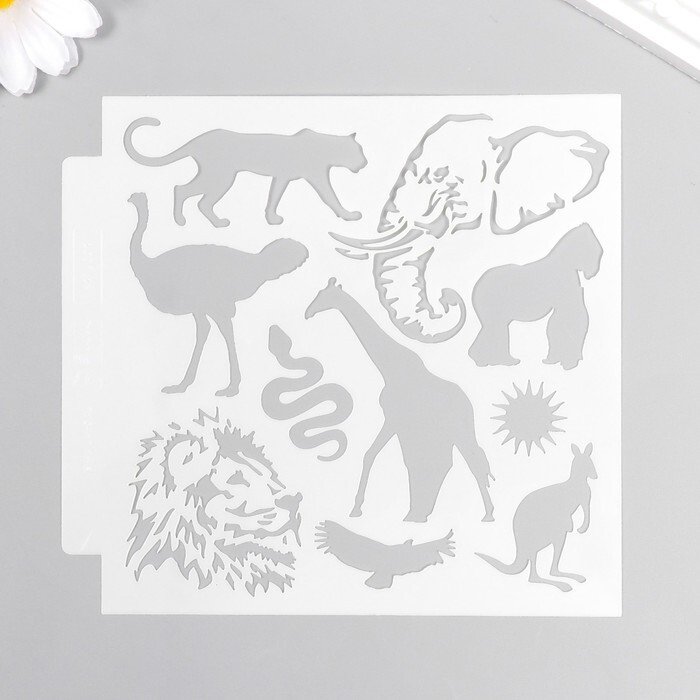 Трафареты для детей пластиковые