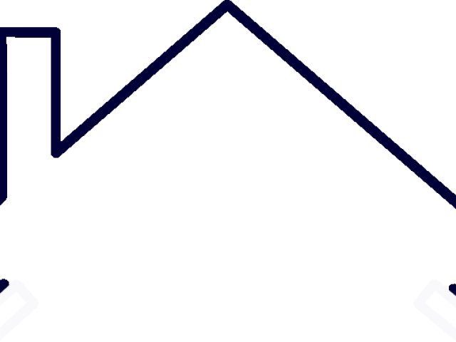 Крыша домика на прозрачном фоне