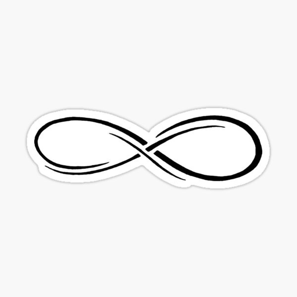 Бесконечность тату эскиз