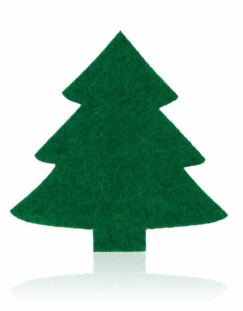 Елка зеленая для вырезания