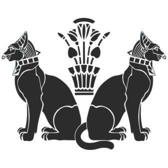 Орнамент с животными в полосе