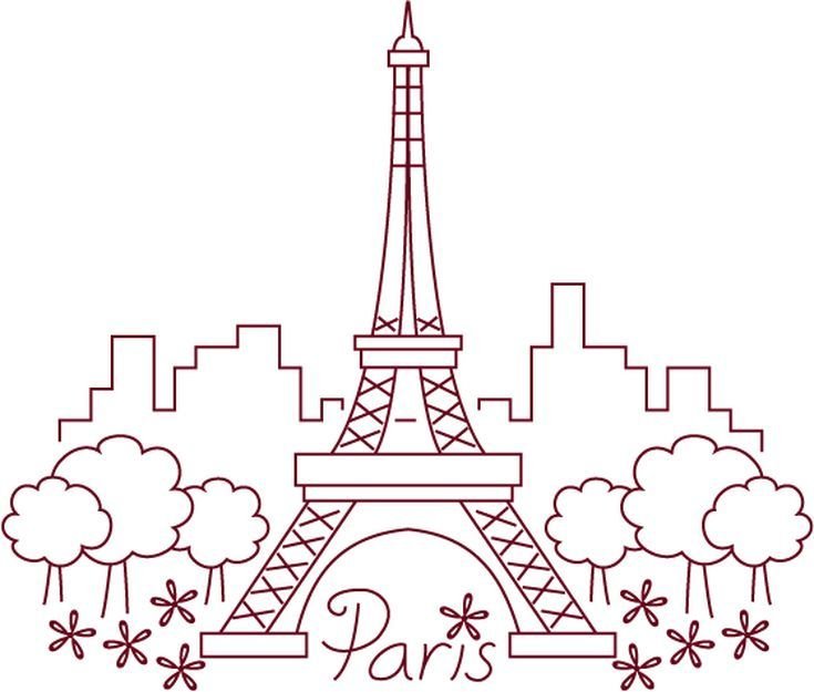 Эйфелева башня в Париже для детей
