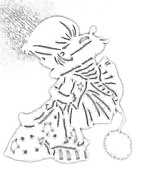 Вытынанка эльфы