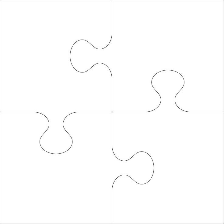 Пазл контур