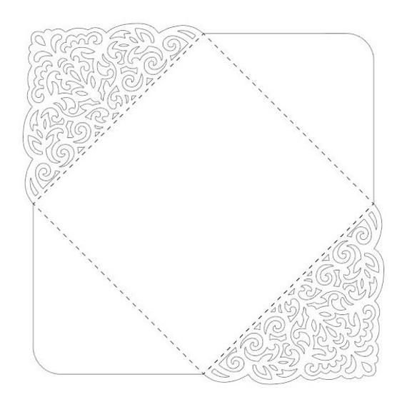 Трафарет конверта